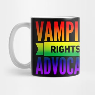 Vampire Rights Advocate (Rainbow) Mug